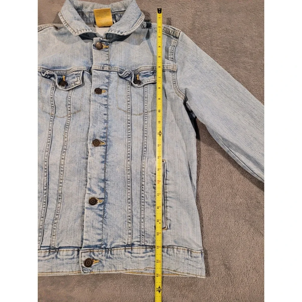 Thereabouts Girls/Boys Light Wash Denim Jacket Size L (14-16) Recycled Cotton